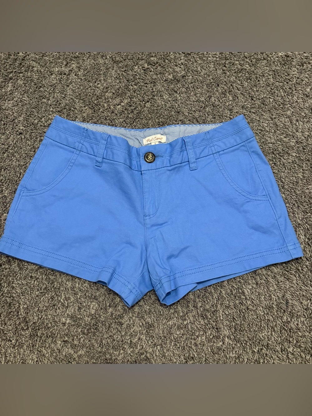 Red Camel Women's Bright Blue Casual Bermuda Shorts